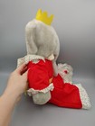 Queen Celeste Elephant Plush From Babar Eden 1977 Stuffed Animal Red Dress 18   