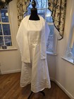 Swea Pea   Lilli White Embroidered Organza Communion Dress Size 16x With Shawl 