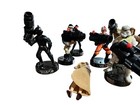 Vintage 11 Piece Lot 2005 Hasbro Star Wars Attactix Princess Leia Toys Rare