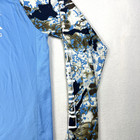 Mens Huk Performance Fishing Shirt Blue Long Sleeve Spf Sun Protection Sz Small