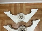 Antique Wood Architectural Salvage Gingerbread Bracket Set Corbel Vintage Shabby