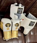 No Boxing No Life Sparring Boxing Full Kit   Gold white  