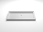 Glossy White Finish 60 In lx 36 In w Shower Base Easy To Clean Shower Pan Base
