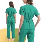 2025 2pcs set Hospital Nursing Medical Scrub Uniforms Set Tops Pants Multi-color