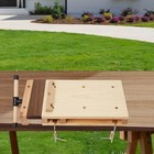 100kg 220 46 Lbs Portable Workbench Wooden Woodworking Bench W c-type Clips