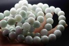 13mm 40  Certified Natural Untreated Grade A Burmese Jadeite Jade Beads Necklace