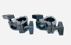 Pair Of Hatched Rack Clamp Bracket Mount Arm Holder For Roland Yamaha Gibraltar