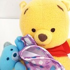 Fisher Price Winnie The Pooh Baby Bear Plush Rattle With Blue Bear Lovey 2004