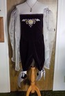16th Century Purple Velvet 5pc  Courtesan Renaissance Medieval Cosplay Costume