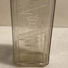 Antique Hunsberger Phila Pa Picture Pharmacy Apothecary Medicine  Glass Bottle