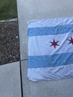 Vintage Chicago Cubs Flown Used City Of Chicago Wrigley Building 1990s 8x5 Ft