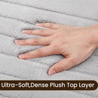 Big Ultra Soft Rainbow Shaggy Area Rug Plush Non-slip Floor