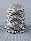 Antique Mkd Sterling Silver Thimble Size 8  Victorian Ketcham   Mcdougall