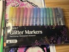 0 7mm Fine Glitter Markers - Perfect For Crafting  Drawing   Scrapbooking