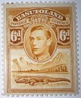 Travelstamps  1938 Basutoland Stamps Sg  24 - 6d Kgvi   Crocodile - Moglh