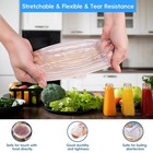 12pcs Silicone Stretch Lids For Food Storage  6 Specifications Of Reusable Si   