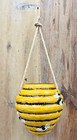 Bee Hive Ceramic Hanging Garden Pot 17  X 6 