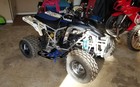 Blaster  Yfs200 Yfs 200 Nerf Bars  Alba Racing Black Bar Blue Nets   212 T1 Bl