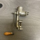 Vintage Universal Number 2 Hand Crank Meat Grinder W table Clamp Made In Usa 