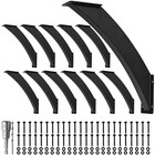 12pcs Heavy Duty 45 Degree Angle Support Bracket 4x4in  actual 3 2x3 2in  Wood B