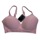 Underoutfit Comfort Shaping Lift Neckline Bra Pink L Adjustable Strap  460 Nwt