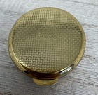 Vintage Stratton Gold Tone Angel cherub Pill Compact Box