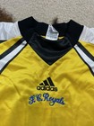 Vintage 90s Adidas Soccer Long Sleeve Jersey Men   s Medium Yellow Futbol