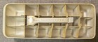 Vintage Presto Magic Touch Aluminum Ice Cube Tray Metal Shucker 11x4 Barware