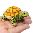Turtle Wood Handmade Figurine Statue Small Sculpture Decor Miniature Tortoise