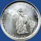 1973 Monroe Doctrine   1823-1923   925 Silver Heraldic Arts  Gem Uncirculated