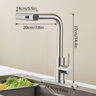 Pull-out Kitchen Sink Swivel Faucet Swivel Single Handle Hole Mixer Sink Tap