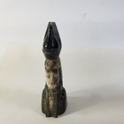 Unique Egyptian Statue Stone Goddess Isis Handmade Hand Carved African