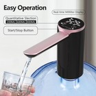 Folding Water Bottle Pump Dispenser 5 Gallon Lcd Real Time Digital Display Usb