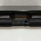 Vtg Sony Tc-we305 Stereo Dual Cassette Deck Player Black 1996 Parts Or Repair