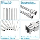 Blunt Tip Dispensing Needle 21g  6 Pcs 10 Inch Stainless Steel Liquid Dispenser