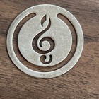 Treble Clef Motif Bookmark 925 Silver