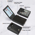 Men s Slim Popup Bifold Carbon Fiber Wallet  Rfid Blocking  Money Clip  Men Gift