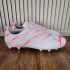 Puma Attacanto Fg ag Junior Sz 6 White Fire Orchid Sport Soccer Cleats 107480-04