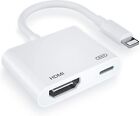 Apple Mfi Certified Lightning To Hdmi Digital Av Adapter1080p Video   Audio Sync