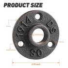 1  Floor Flange  Malleable Iron Pipe Fittings For Diy Projects   Furniture 10