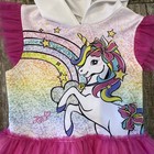 Unicorn Tutu Dress Girls Birthday Party Cosplay Princess Costume Halloween 10-12
