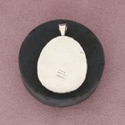 Navajo Sterling Silver Vintage Sam W Graves Stamped Kingman Turquoise Pendant