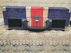 Victrola Vintage 3-speed Bluetooth Suitcase Turntable With Speakers  Uk Flag