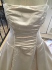 Maggie Sottero Couture New Wedding Dress Bridal Gown Corset Lace Up 8 Champagne