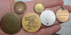 Vintage Medal Token Coin Lot Woody Nickel  1934 Lucky Union Pacific Gateway Arch
