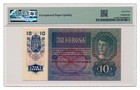 Austria Banknote 10 Kronen 1919 Pmg Ms 64 Epq Choice Uncirculated