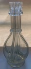 Vintage France Four 4 Chamber Divided Clear Glass Liquor Decanter Bottle Whisky