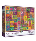 Colorluxe Stamp Collection Puzzle 2000 Piece Puzzle Roseart