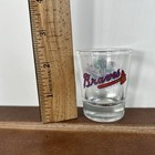 Vintage 1991 Mlb World Series Atlanta Braves Baseball Shot Glass