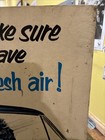 Rare Vintage American Humane Society Cardboard Poster Display Rare  Dog In Car